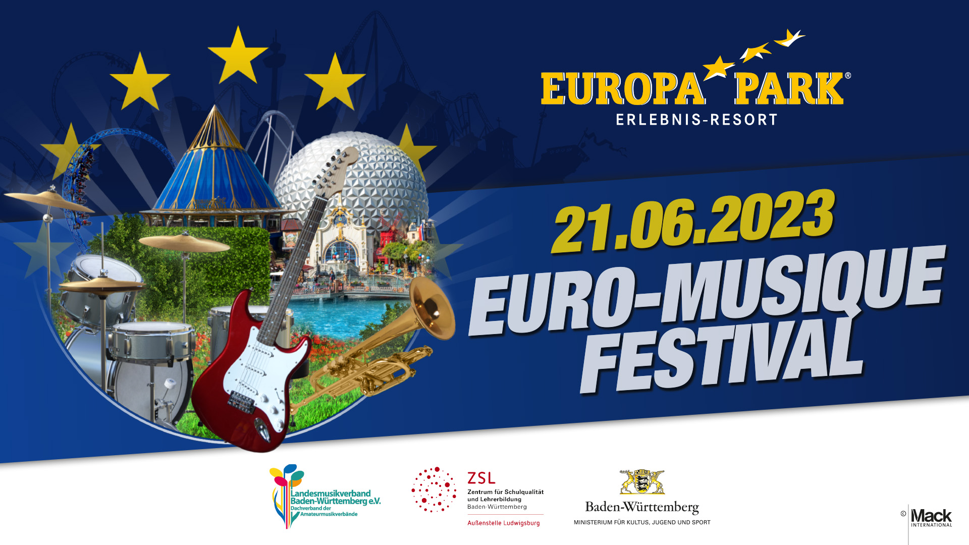 Plakat Euro-Musique-Festival 2023